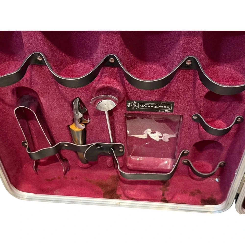 Vintage Excutair‎ 737 Portable Trav-l-Bar Set Travel Kit with Key